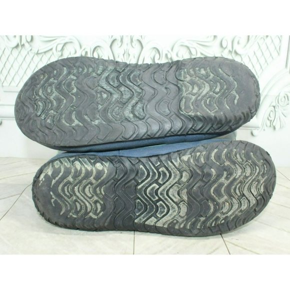 Bogs Pansies Blue Rubber Pull On Floral Waterproof Rain Boots Size 4 Youth - Picture 9 of 9